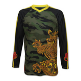 Camo Dragon Front Long Sleeve Jersey